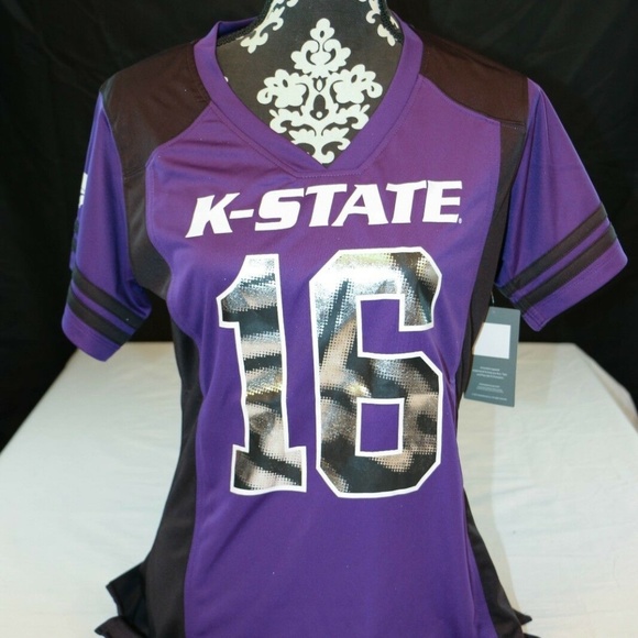 Tops - Kansas State Wildcats K-State Football Jersey #16 Tops - Kansas State Wildcats K-State Football Jersey #16